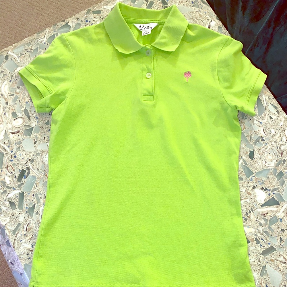Lilly Pulitzer XS lime green Polo